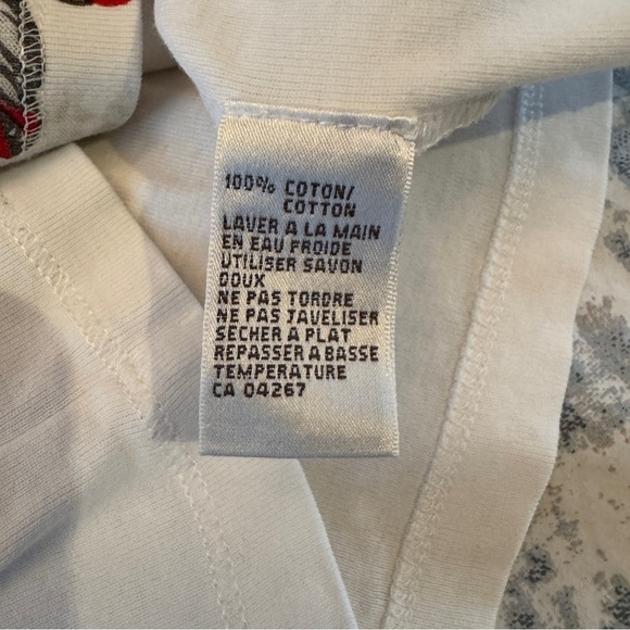 VTG‎ Y2K Laura Henley Shirt Size XS P Paris Rhinestone Fairy Grunge Cute Retro - Picture 12 of 16